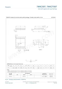 74HC597D/AUJ Datasheet Page 18