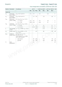 74HCT123D/AUJ Datasheet Page 7