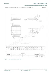 74HCT123D/AUJ Datasheet Page 16