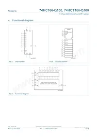 74HCT166D-Q100J Datasheet Page 2