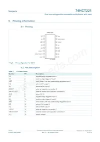 74HCT221D Datasheet Page 4