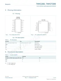 74HCT280DB Datasheet Page 3