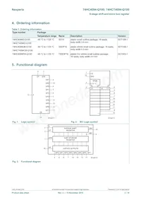 74HCT4094DB-Q100J Datasheet Page 2