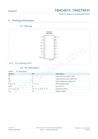 74HCT4511D Datasheet Page 4