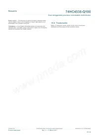 74HCT4538D-Q100 Datasheet Page 19