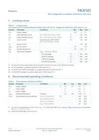74LV123D/AUJ Datasheet Page 7