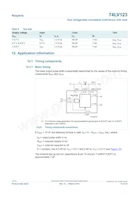 74LV123D/AUJ Datasheet Page 13