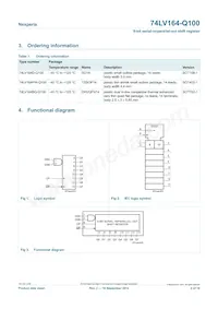 74LV164BQ-Q100X Datasheet Page 2