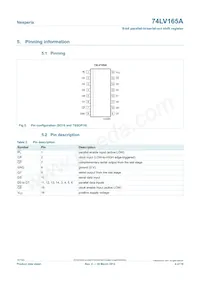 74LV165AD Datasheet Page 4