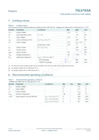 74LV165AD Datasheet Page 6