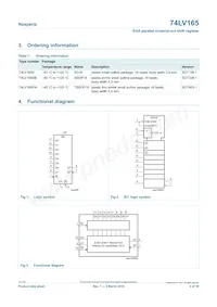 74LV165D/AUJ Datasheet Page 2