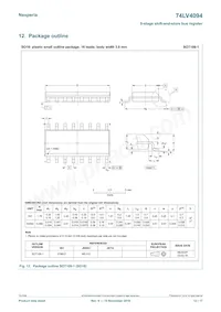 74LV4094DB Datasheet Page 12