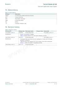 74LVC594ABQ-Q100X Datasheet Page 16