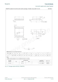 74LVC594APW數據表 頁面 14