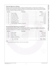 74VHC164MTC Datasheet Page 4