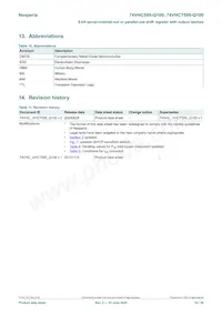 74VHC595BQ-Q100X Datasheet Page 18