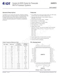 840NT4NLGI8 Datasheet Cover