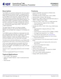 8T49N243NLGI Datasheet Copertura