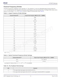 8V19N478BDGI Datasheet Page 14