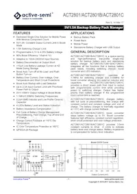 ACT2801CQL-T Datasheet Cover