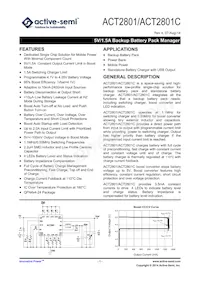 ACT2801QL-T0550 Datasheet Cover