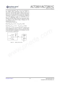 ACT2801QL-T0550 Datasheet Page 15