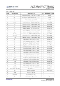 ACT2801QL-T0550 데이터 시트 페이지 18