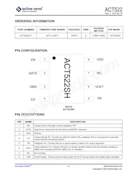 ACT522SH-T Datasheet Pagina 2