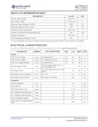 ACT522SH-T Datasheet Pagina 3