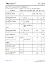 ACT522SH-T Datasheet Page 4