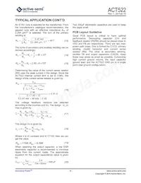 ACT522SH-T Datasheet Page 9