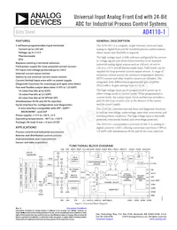 AD4110-1BCPZ-RL Datasheet Cover