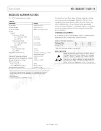 AD5112BCPZ80-500R7 Datasheet Page 11