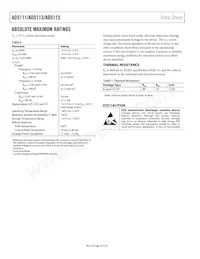 AD5113BCPZ80-500R7 Datasheet Page 10