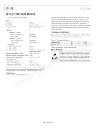 AD5116BCPZ80-RL7 Datasheet Pagina 6