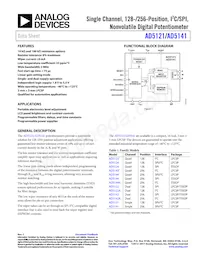 AD5141WBCPZ10-RL7 Datasheet Cover
