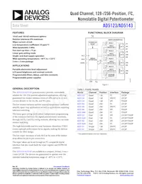 AD5143BCPZ10-RL7 Datasheet Copertura