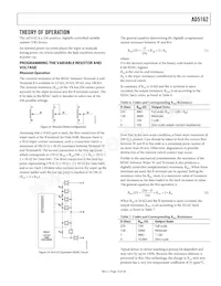 AD5162BRM100-RL7 Datasheet Page 13