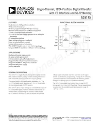 AD5175BRMZ-10-RL7 Datasheet Cover