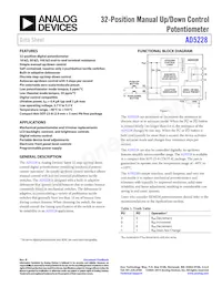 AD5228BUJZ100-R2 Datasheet Cover