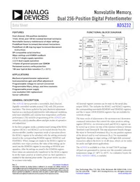 AD5232BRU10-REEL7 Datasheet Cover
