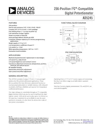 AD5245BRJ50-R2 Datenblatt Cover