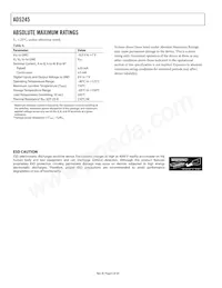AD5245BRJ50-R2 Datasheet Page 6