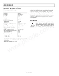 AD5262BRU50-REEL7 Datasheet Page 6