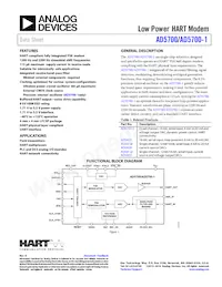 AD5700-1BCPZ-RL7 Datenblatt Cover
