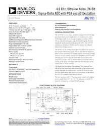 AD7195BCPZ-RL Datasheet Cover