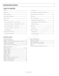 AD8403ARU100-REEL Datasheet Page 2