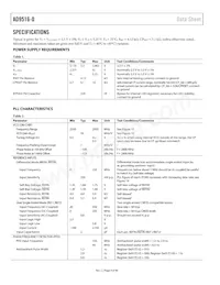 AD9516-0BCPZ-REEL7 Datasheet Page 4