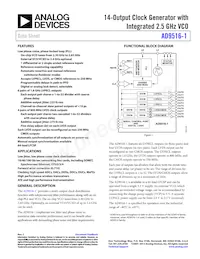 AD9516-1BCPZ Datasheet Cover