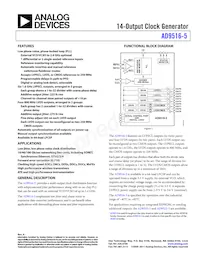 AD9516-5BCPZ Datasheet Cover